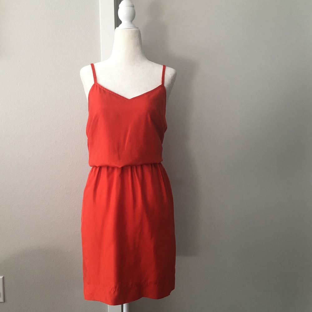 👗 DKNY silk pocket dress